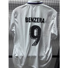 Gladsome Real Madrid Benzema 9 Futbol Forması Beyaz