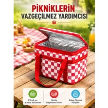 25 Litre Geniş Hacimli Termos Çanta Dayanıklı Fermuarlı Isı Korumalı Taşıma Çantası