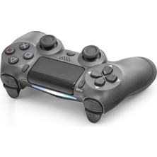 TKÇ Ps4 Uyumlu Kablosuz Gamepad Oyun Kolu - Füme ND400J