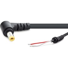 TKÇ Notebook Adaptör Kablosu 5.5*1.7 L Tip Acer 30W-90W 1.2m Siyah HDX5511