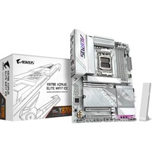 Gigabyte Gıgabyte X870E-A Elıte Wıfı7 Ice Ddr5 Hdmı-Dp Typec Pcıe 5.0 Am5 Atx Beyaz