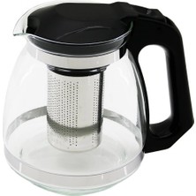 Hace Bazaar Çelik Süzgeçli Cam Demlik 1500ML (4887)