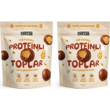 Harras Yer Fıstıklı Proteinli Toplar %33 Proteinli Sütlü Çikolata Kaplı 72 G x 2 Adet