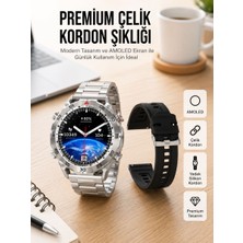 2025 Model Yuvarlak Ekran Android ve Ios Uyumlu Gps Takibi Yapabilen Akıllı Saat Yeni Nesil