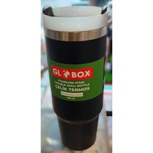 Ada Çanta Kırtasiye Glbx 900ML Pipetli Paslanmaz Çelik Termos Matara Suluk HX658989