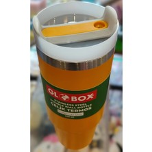 Ada Çanta Kırtasiye Glbx 900ML Pipetli Paslanmaz Çelik Termos Matara Suluk HX658989