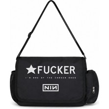 Sevbano Nin Rock Metal Müzik Grubu Baskılı Unisex Okul, Spor, Ofis Çok Amaçlı Postacı Çantası
