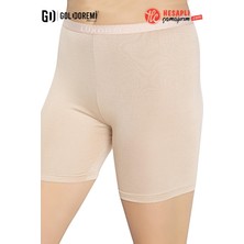 Gd Goldoremi 3002 Premium Kadın Nefes Alabilen Rahat Terletmez Bambu Kumaş Iç Göstermez Kısa Tayt