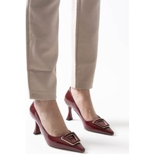 Zerenyus Menton Premium Stiletto Bordo Rugan 7 cm