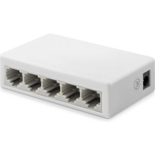 Hace Bazaar Ethernet Switch 5 Port 10/100 Mbps - Beyaz HDX1344
