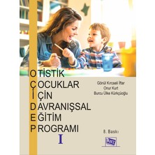 Anı Yayıncılık Otistik Çocuklar Için Davranışsal Eğitim Programı 1