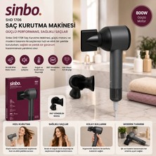 Hace Bazaar Gri Saç Kurutma Makinesi 110.000 Rpm Sessiz Çalışma - 3 Hız - Sıcaklık Ayar SHD-1755 (4887)