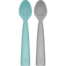Oioi Mama Kaşığı Nam Nam 2'li - Aqua Green / Powder Grey