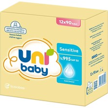 Uni Baby Sensitive Islak Mendil 12X90 Adet