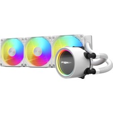 Fsp AE36-W Beyaz 360MM 1851P/1700P/AM5/AM4 Sıvı Soğutmalı Cpu Fan Rgb