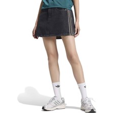 AKQ6485 Adidas 3s Sk D Kadın Elbise - Etek Siyah