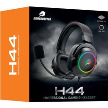 Gamebooster H44 Rgb Usb7.1 Siyah Profesyonel Oyuncu Kulaklığı