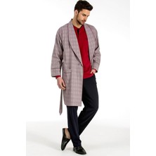 Pierre Cardin 5540 Damat Çeyiz Şortlu Bordo Pijama & Robdöşambır 5li Set
