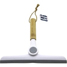 Hace Bazaar Oynar Başlı Camsil - Cam Silme Aparatı Ahşap Sap - Plastik Uç Sap - 16.5 Uç : 24CM (4887)