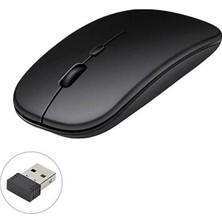 Ankaverse Kablosuz Mouse Fare Şarjlı Bluetooth Wireless Çift Modlu Sessiz