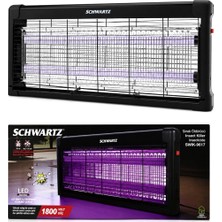 Hace Bazaar Sinek Öldürücü Cız Cihazı Makine 2pcs LED Floresan 100M2 Etkili 1800V 54X23.5CM SWIK-9617 (4887)