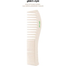 Glide’n Style Eco Saç Tarama & Şekillendirme Tarağı – Profesyonel Seri, Doğa Dostu