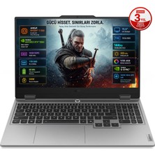 Lenovo LOQ 15AHP10 AMD Ryzen 7 250 16GB DDR5 1TB SSD RTX 5060 8GB 100W 15.6 inç Full HD 144Hz IPS FreeDos Gaming Laptop (83JG008UTR)