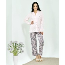 Hf Club 3103 Kadın Önden Düğmeli Pijama Takımı