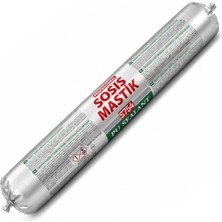 Nzb Gri Renk Sosis Mastik Profesyonel S754 Pu Sealant 600 ml Sosis Mastik Tabancasına Uygun Silikon