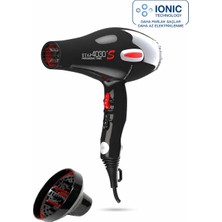Etap 4030S Profesyonel Saç Kurutma Makinesi ve Difüzör Başlık 2500 Watt İyon Teknolojisi ve 2 Kademe Hız Ayarı