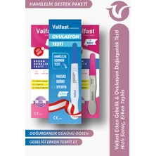 Valfast Hamilelik Planlama Seti - 5 Adet Ovulasyon (Yumurtlama) + 2 Adet Erken Gebelik Testi