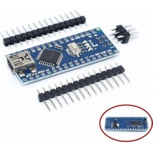 Emay Center Nano CH340 ATMEGA328PB Geliştirme Kartı Lehimlenmemiş Pin
