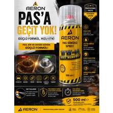 Aeron Pas Sökücü Sprey 500 ml – Güçlü Pas, Kir ve Oksit Çözücü – Sıkışmış Somun ve Civata Için - Ww-44
