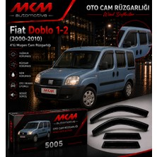 Mkm Fiat Doblo 1-2 (2000-2010) Uyumlu 4'lü Mugen Cam Rüzgarlığı Takımı