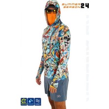 Fujin Pro Angler S24 Buff&hoodie Makai Orange