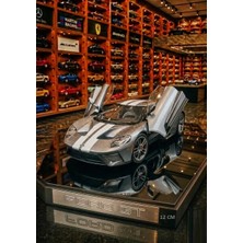 Oyuncak Sahili Ford Gt Orjnal Model Ful Metal 12cm Kaporta Koleksiyon Model Araba Diecast Kapılar Yukarı Açılır Metalic Füme KNSMRT