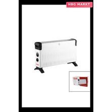HBG Markt Itimat CH-2020UM Küçük Boy Konvektör Isıtıcı 3 Kademeli 2000W