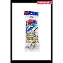 HBG Markt Large Örgülü Ipli Püskül Pamuk Mop