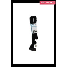 HBG Markt Zincirli Anahtarlı Motor Bisiklet Kilidi Bez Kılıflı 150CM (5647)