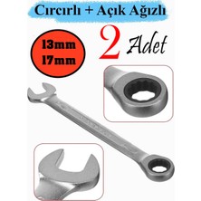 Yofe Cırcırlı Kombine Anahtar 13MM + 17MM Ekonomik Seri