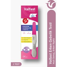 Valfast Erken Gebelik Testi Hızlı Hamilelik Testi 1 Adet (Gizli Gönderim)