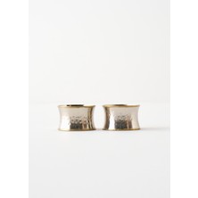 Bella Maison Lara 2'li Peçete Halkası Siver (4,5x3,5 Cm)