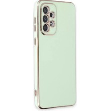 Aslanoğlu Store Newface Samsung Galaxy A53 5g Kılıf Volet Silikon - Açık Yeşil