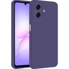 Aslanoğlu Store Newface Samsung Galaxy A07 4g First Silikon - Mürdüm