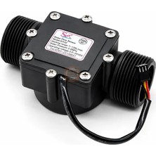Meon Robotik Otomasyon DN32 Debimetre Su Akış Sensörü 1.25 Inç 3.5-24V 1-120 L/dk (Deniz)