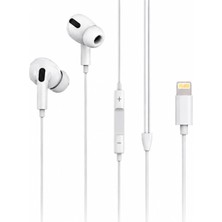 Hepu Titan Series HP-TK02 Ios Lightning Kablolu Kulak Içi Kulaklık - Yüksek Kaliteli Stereo Ses Mikrofonlu ve Ergonomik Tasarımlı 1.2m iPhone Uyumlu Kulaklık