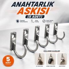 Nzb Duvar Dolap Çekmece Kapı Anahtar Anahtarlık Askısı 5 Adet