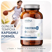 Fıtrina Tirotrin Plus 90 Kapsül – L-Tirozin, İnositol, 6 Vitamin ve 4 Mineral İçeren Takviye Edici Gıda