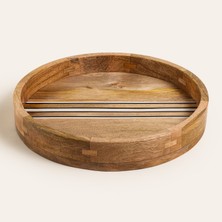 Zsa Zsa Zsu Nohar Mango Ağacı - Reçine Tepsi 36 Cm