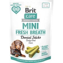 Brit Care Dental Mini Fresh Breath Küçük Irk Köpek Ödül Çubuğu 7'li 120 gr